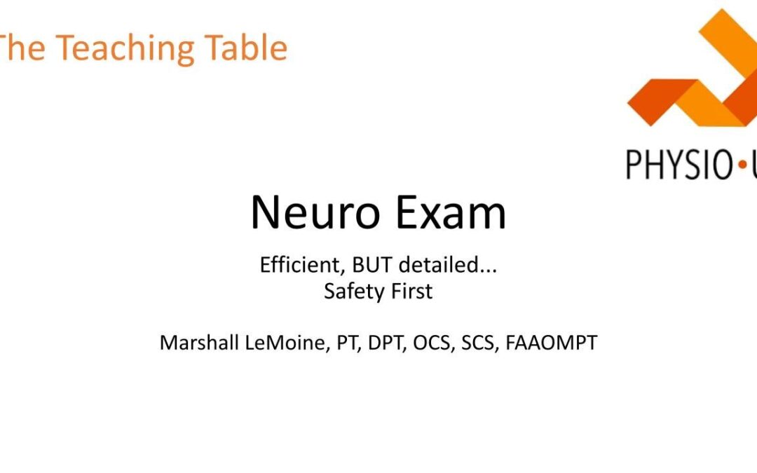 Neuro Exam