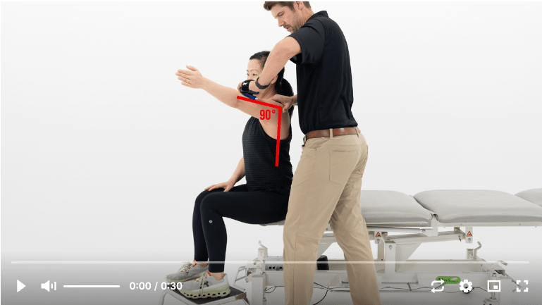 ROM MMT and Palpation_Shoulder Flexion Without Strap Seated