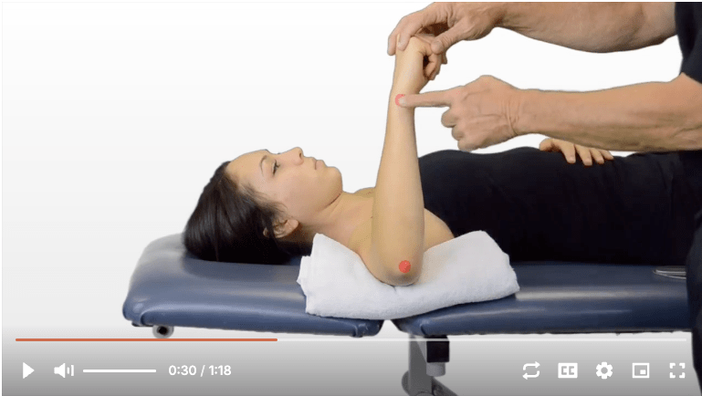 ROM MMT and Palpation Shoulder internal rotation